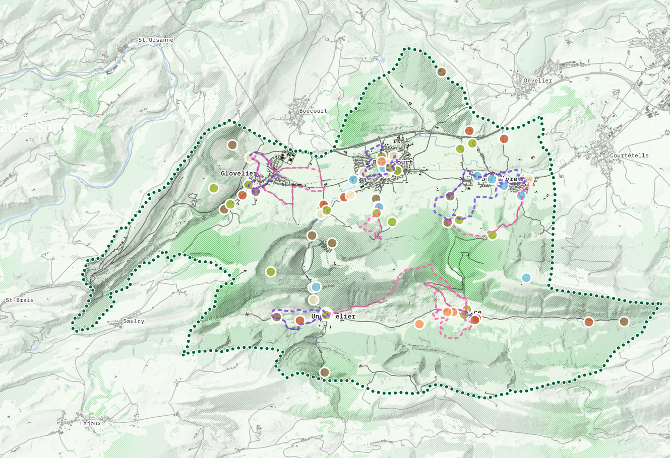 Signalétique touristique de Haute-Sorne