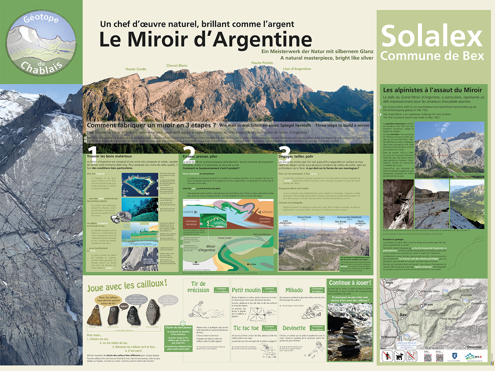 Géotopes du Chablais: 5 sites équipés