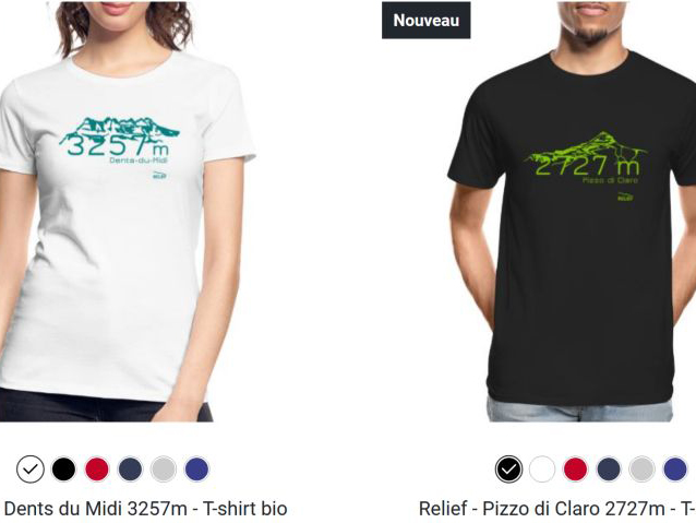 Commandez votre t-shirt Relief